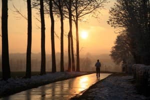 courir seul