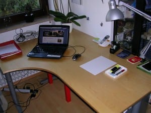 Bureau rangé avec la méthode des 5S