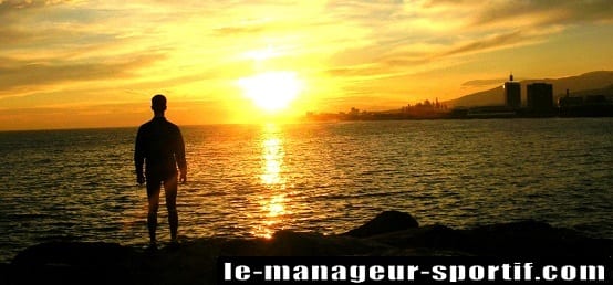 coucher de soleil sportif