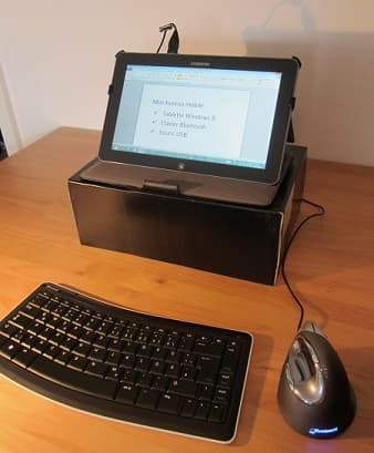 Bureau ergonomique mobile