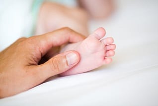 pied de bébé