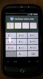 Code de verrouillage DropBox