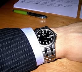 Montre notion du temps
