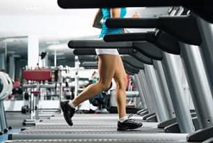 Courir sur un tapis