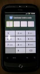Code de verrouillage DropBox